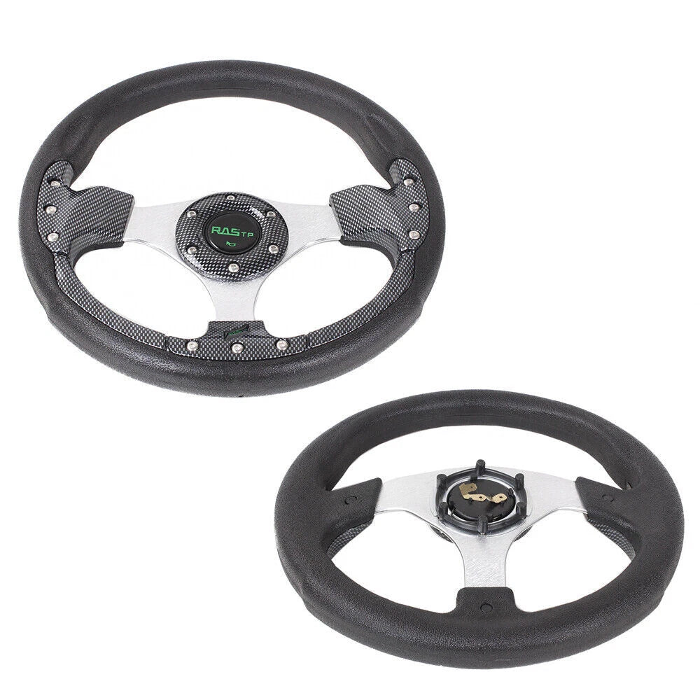 320mm PVC Steering Wheel for Universal Fit (6 Hole)