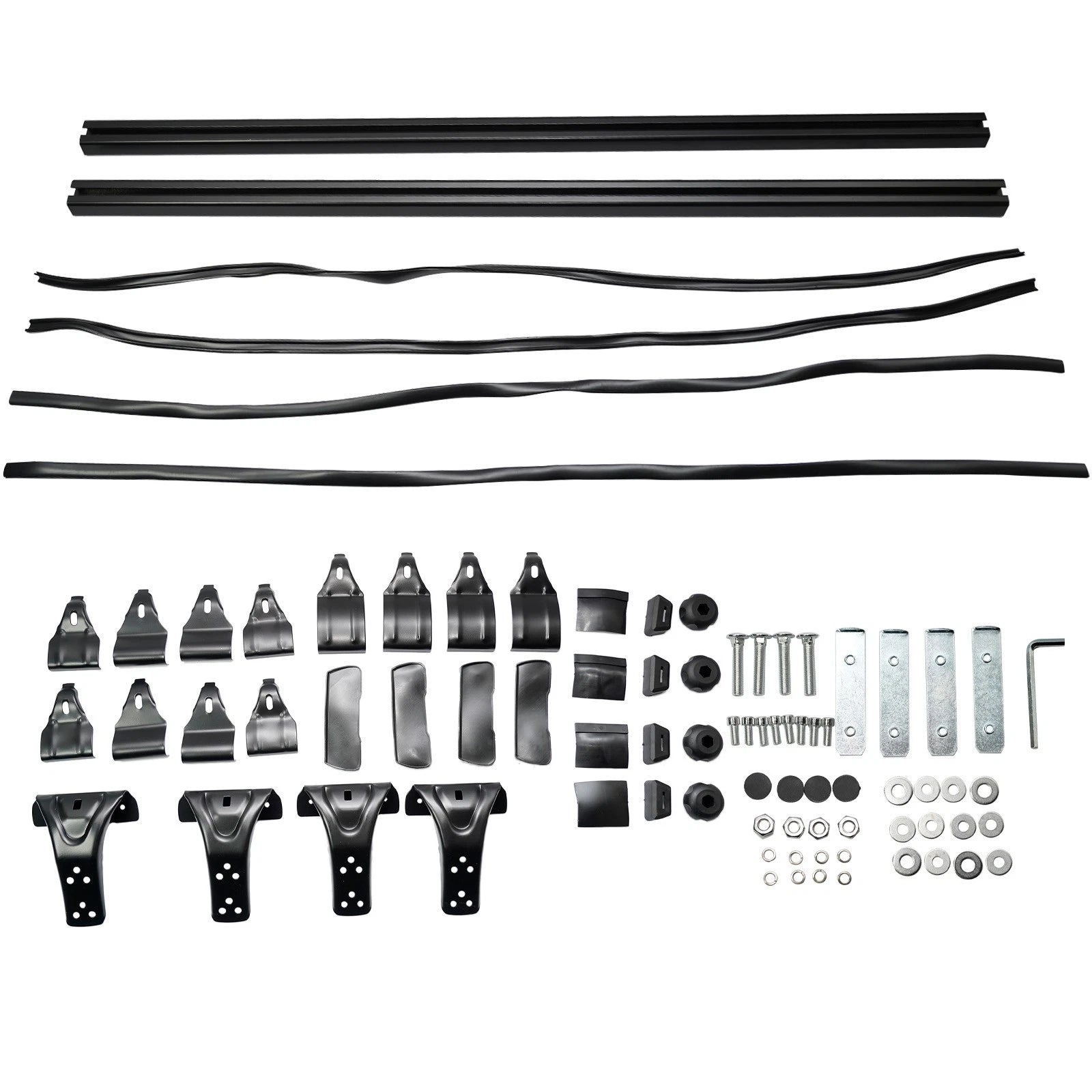 Set of 2 Universal Roof Rack Cross Bars for Most Cars SUVs