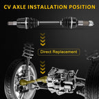 2X CV Axle Shaft for Honda Foreman Rubicon 500 420 (2014–2017)