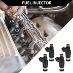 Set of 4 Fuel Injectors for Chevrolet Tracker (1999–2003) MD319791