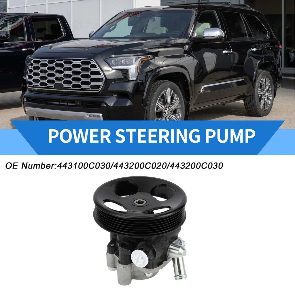Power Steering Pump with Pulley for Toyota Sequoia Tundra (2001–2023)