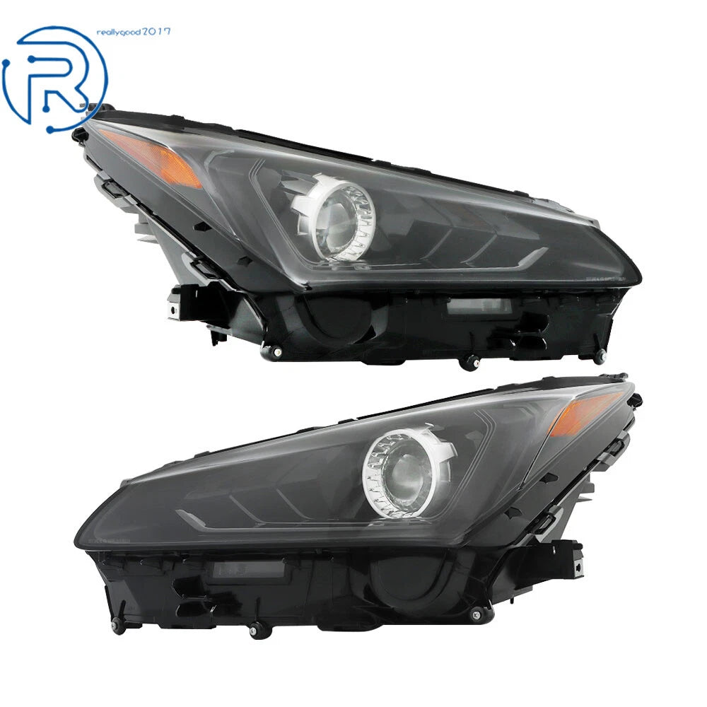 LED Headlight Set for Lexus NX300 NX300h (2018-2021) Black Housing