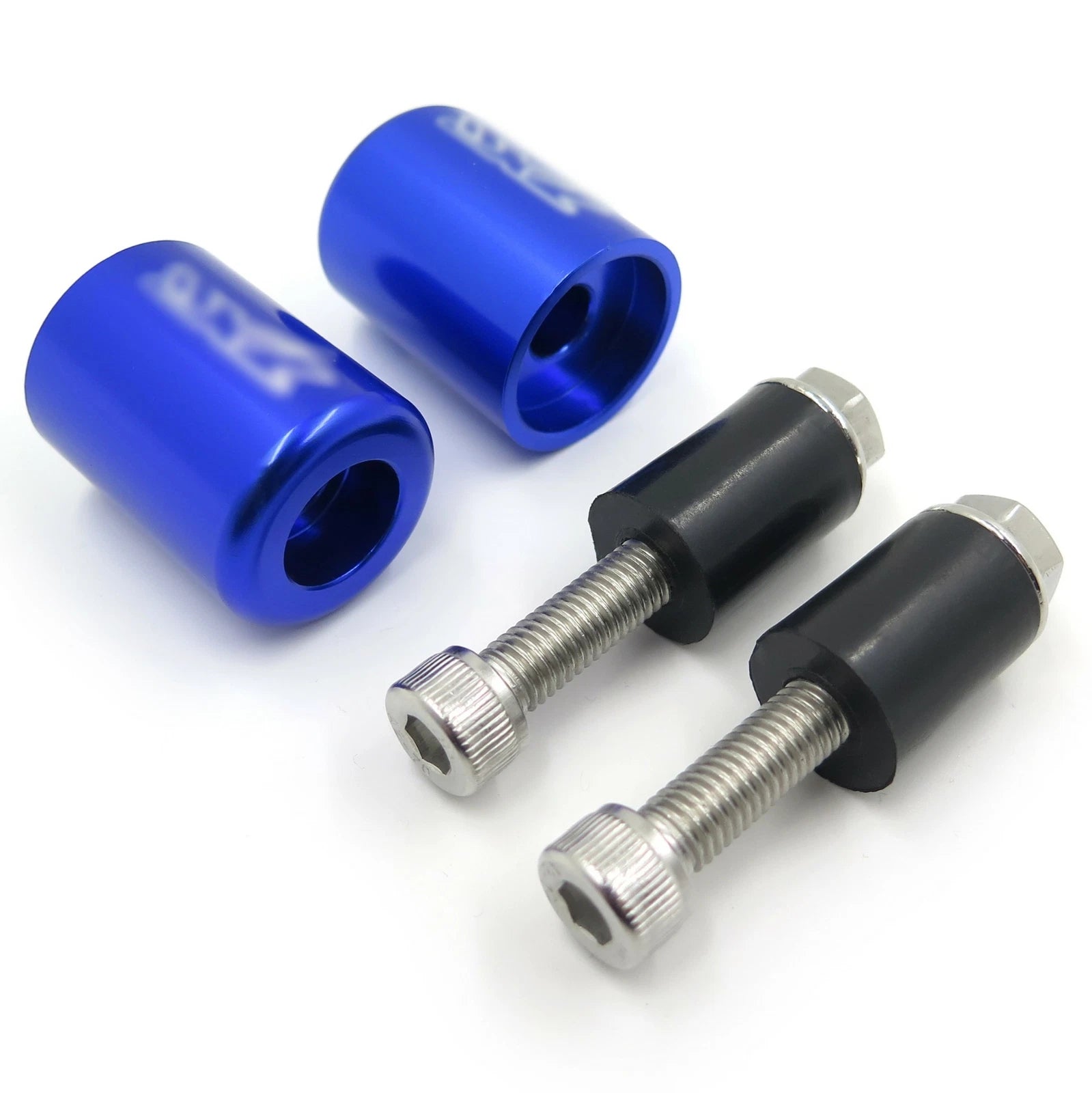 HTTMT Bar End for Kawasaki ZX750 ZX900 ZX650R ZX7R ZX9R Z1000 ZX10R ZZ-R1200 ZX12R ZX14 (–) Blue