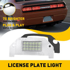 Set of 2 LED License Plate Lights for Dodge Charger Challenger / Chrysler 300 (2006–2014)