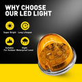 Amber LED Surface Mount Turn/Marker Light for Watermelon (H)