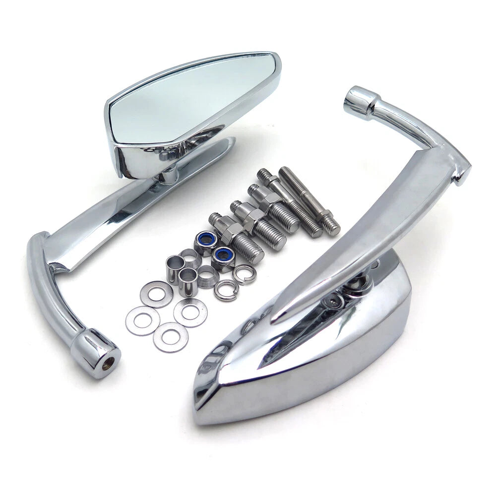 Chromed Blade Mirrors for Suzuki Savage Intruder Volusia Boulevard GSXR Hayabusa