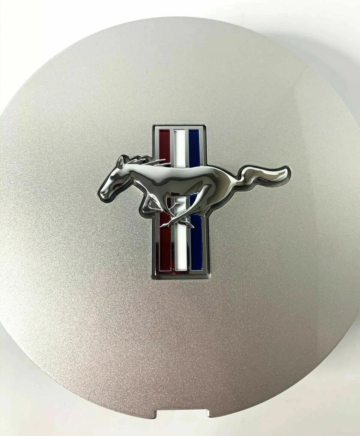 Wheel Center Hub Caps Set for 1991–1993 Ford Mustang 4pcs Tri-Bar Pony Logo