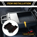 Center Console Organizer Tray for Chevy Silverado, GMC Sierra (2019–2023)