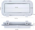 Rectangle Portlight Tempered Glass Opening Window for Boat (15-3/4" x 7-7/8")