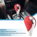 Gear Shift Knob for Lexus Toyota (Red Silver Tone)