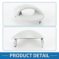 Front Right Side Bumper Headlight Washer Nozzle Cover Cap for BMW M3 White (2008-2013)