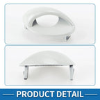 Front Right Side Bumper Headlight Washer Nozzle Cover Cap for BMW M3 White (2008-2013)