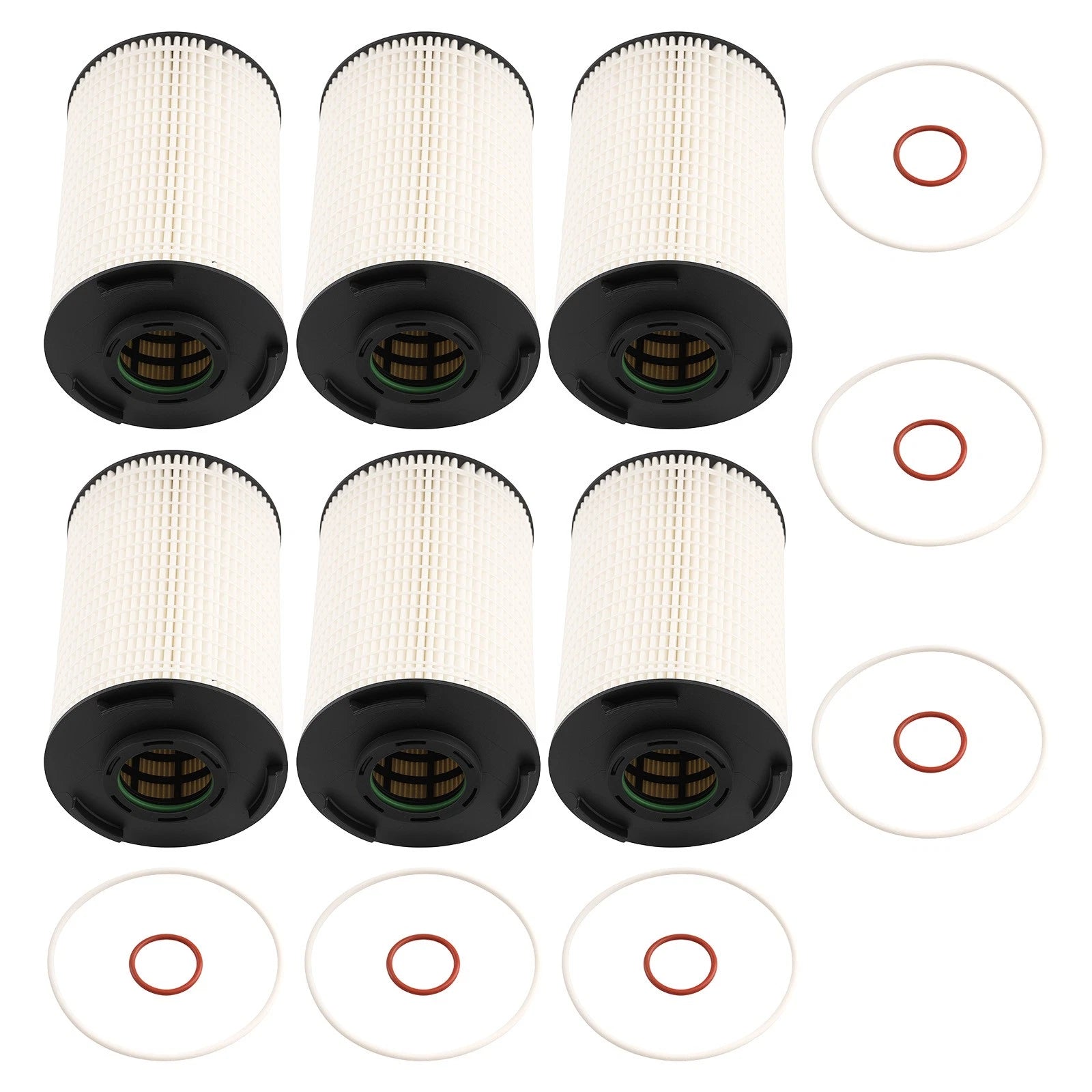 6X Oil Filter Kit for Donaldson P551088, Fleetguard LF17549, LP7498XL