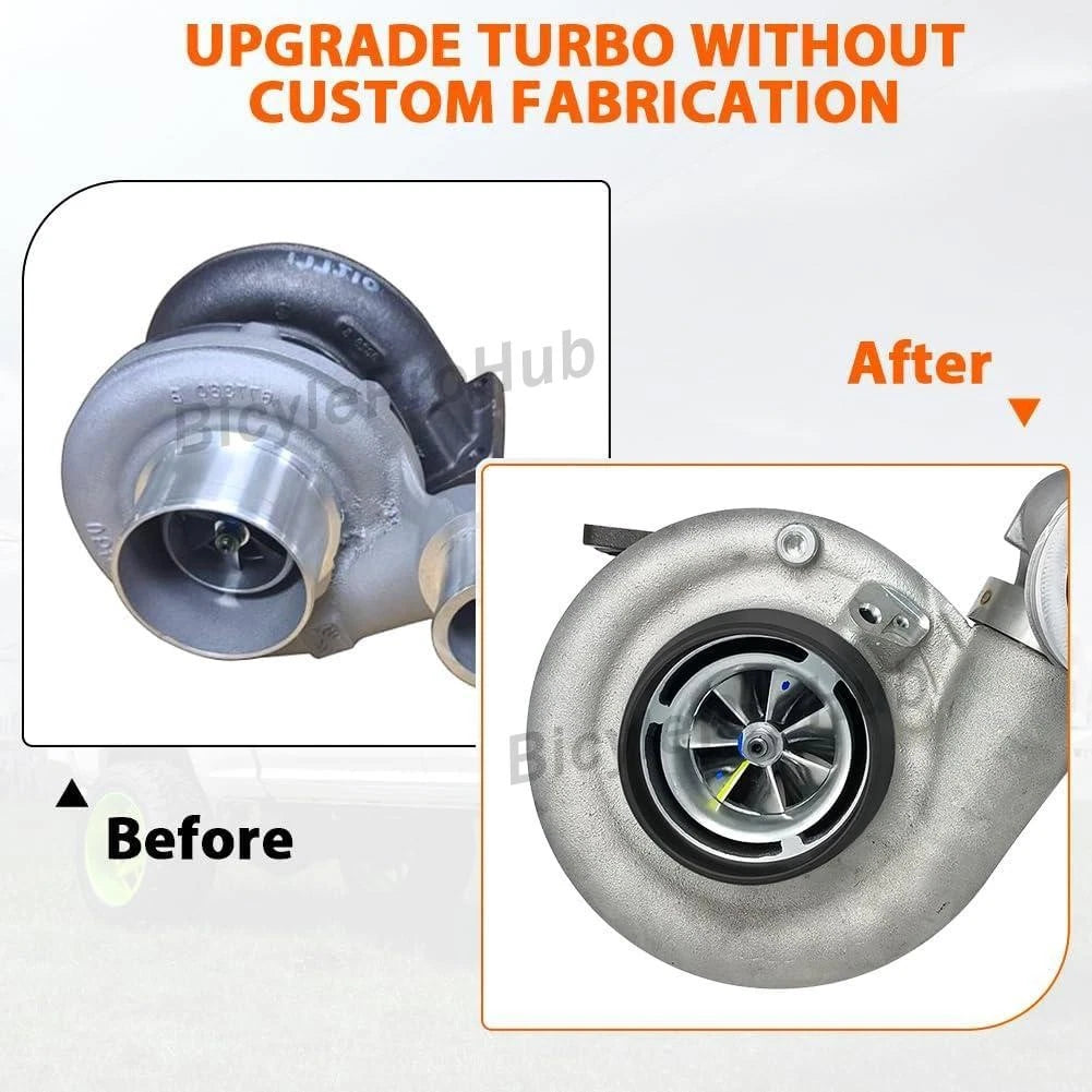 HE351 to HX40 Turbo Flange Adapter for Dodge Cummins (2004.5–Present)