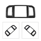 Carbon Fiber Inner Rear Air Vent Outlet Cover Trim for Ford F150 (2015–2020)