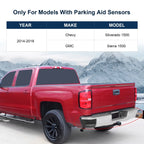 Chrome Rear Bumper for Chevy Silverado GMC Sierra 1500 (2014-2018)
