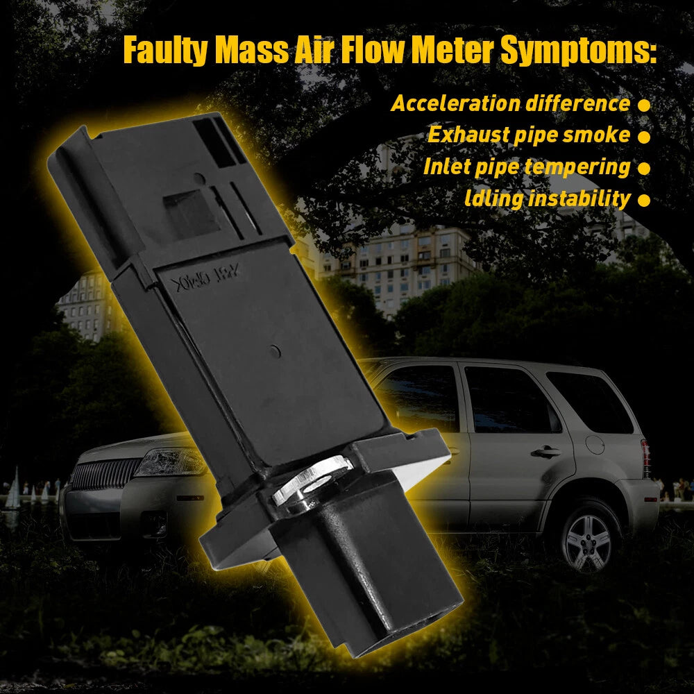 Mass Air Flow MAF Sensor for Ford Lincoln Mazda Mercury (AFH60M-19 EV)