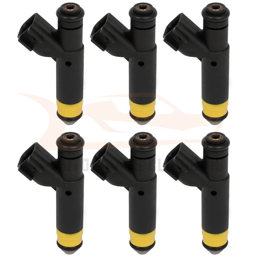 Set of 6 Fuel Injectors for Ford F-150, Mustang (2000–2003)
