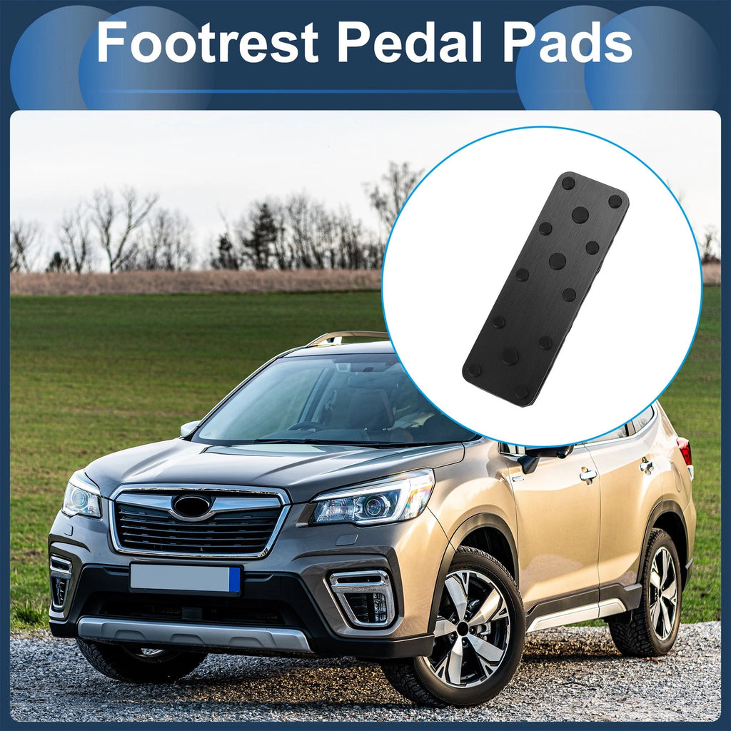 Footrest Pedals Cover for Subaru Forester (2003–2005) Aluminum Alloy Black