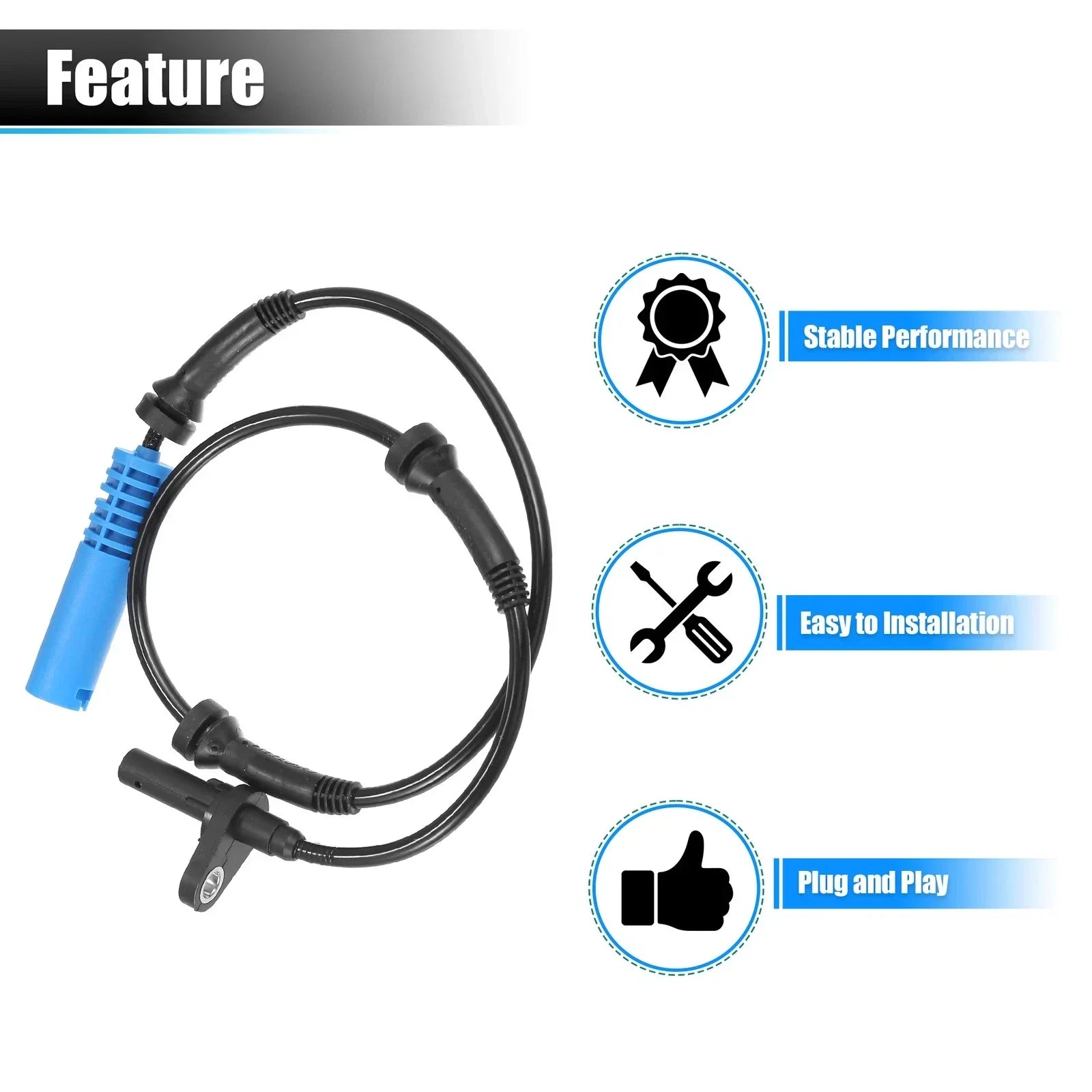 1x ABS Wheel Speed Sensor Front Left Right for BMW 525i 528i