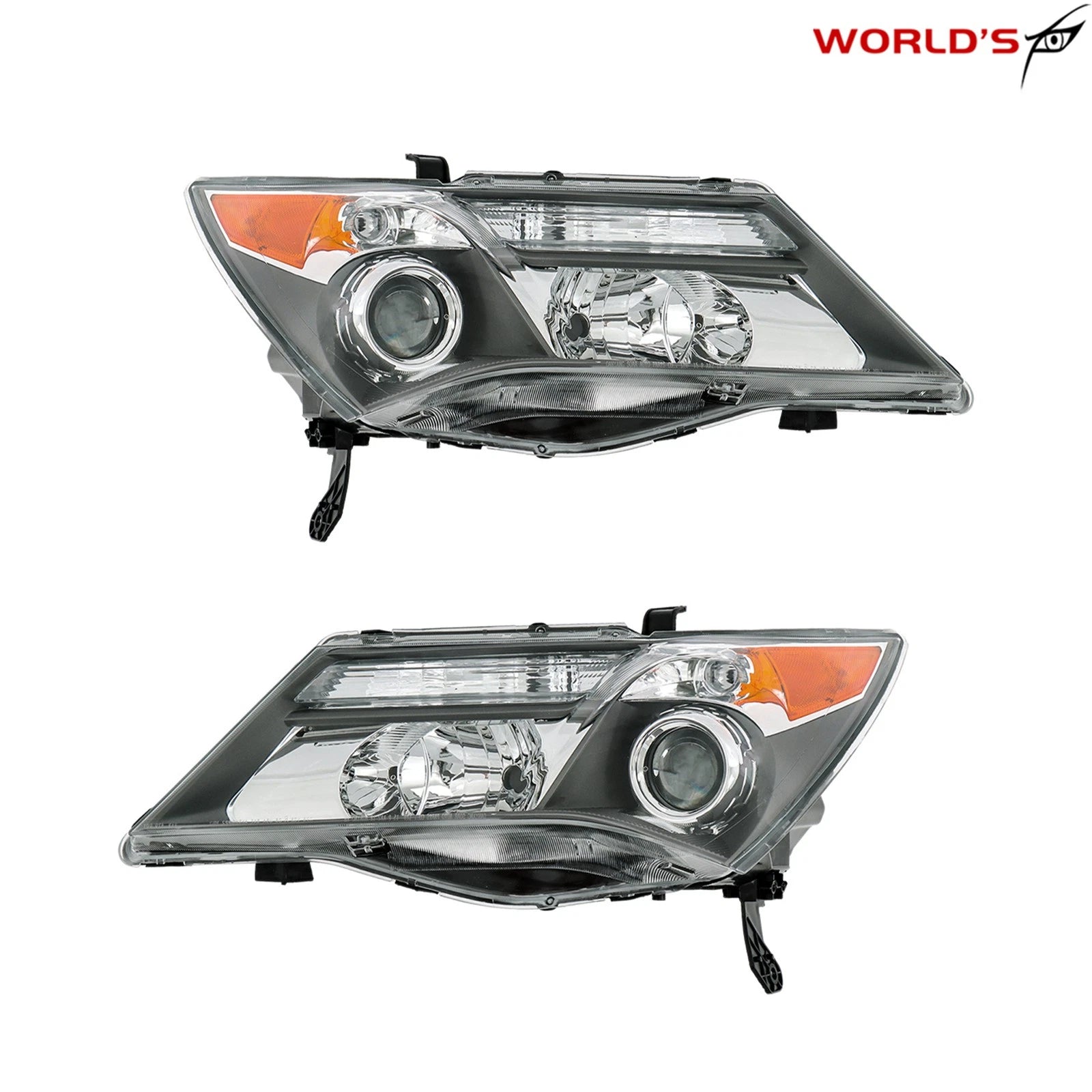 HID Headlight Assembly Projector Pair for Acura MDX (2007–2009)