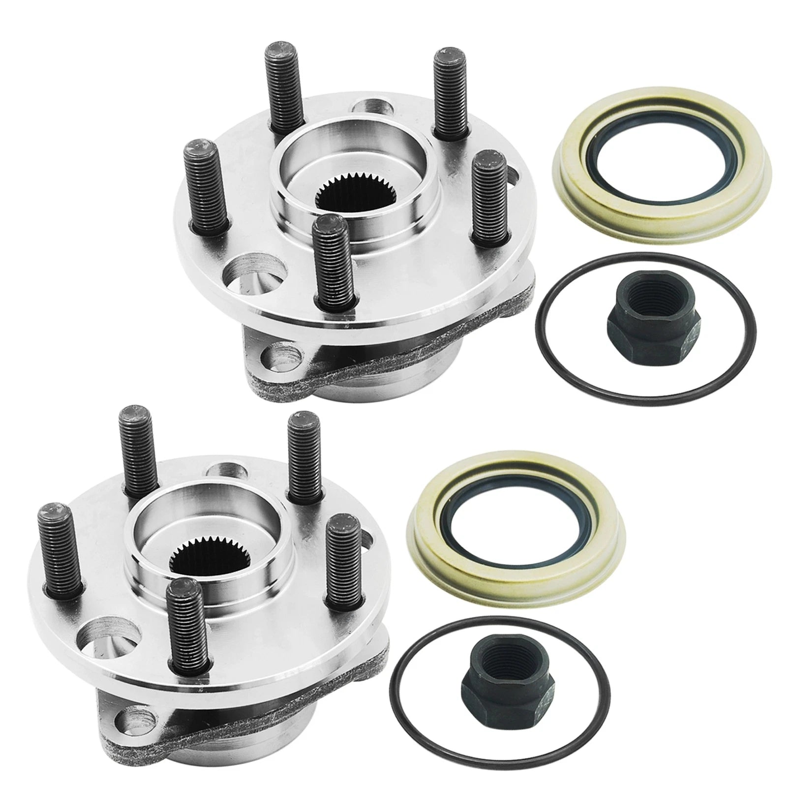 2X Front Wheel Bearing Hub for Chevrolet Cavalier (1984–2005)