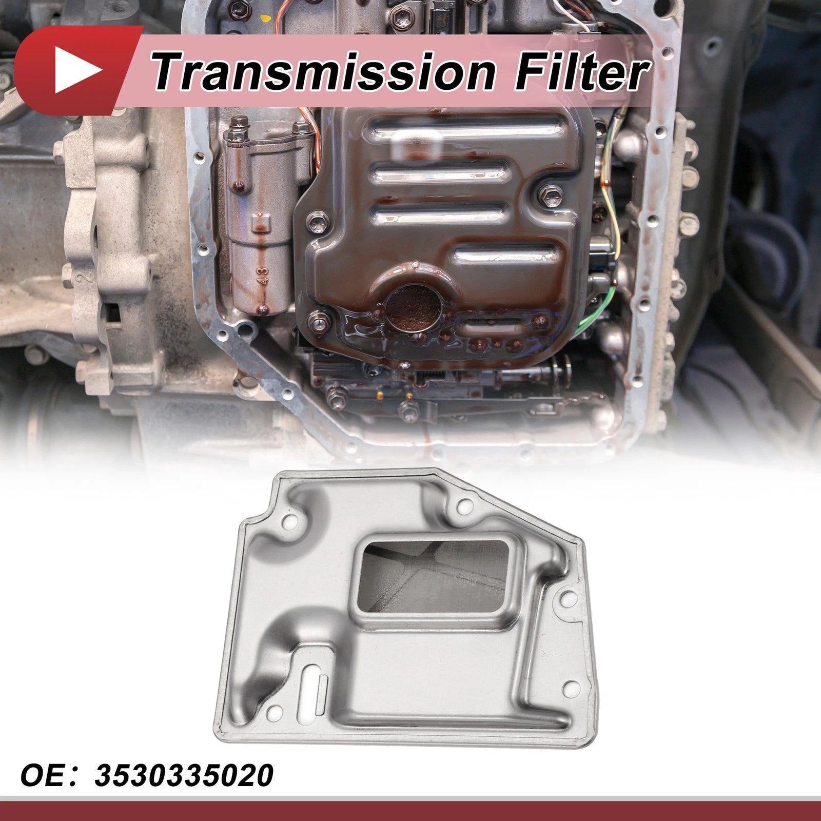 A43D Transmission Filter No. 3530335020 for Toyota Tacoma (2002–2004)