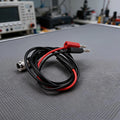 BNC to Dual 4mm Stackable Banana Cable for Oscilloscope (100cm)