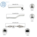 Flex Pipe with Catalytic Converter for Chevy Prizm (1998–2002) Toyota Corolla 1.8L