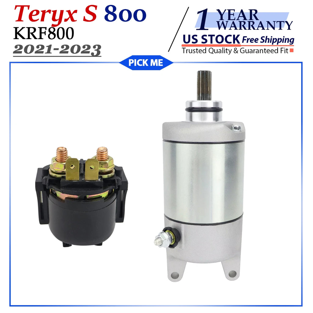 Starter with Relay for Kawasaki Teryx S 800 (2021–2023)