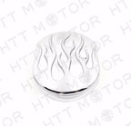 Chrome Flame Gas Cap for Harley (1984–2015)