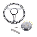 Steering Wheel Kit for GM 14" (1969–1994) - Billet Aluminum, 9 Hole, Horn Button