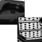 Black Front Bumper Mesh Grille for GMC Sierra 1500 (2016-2018)