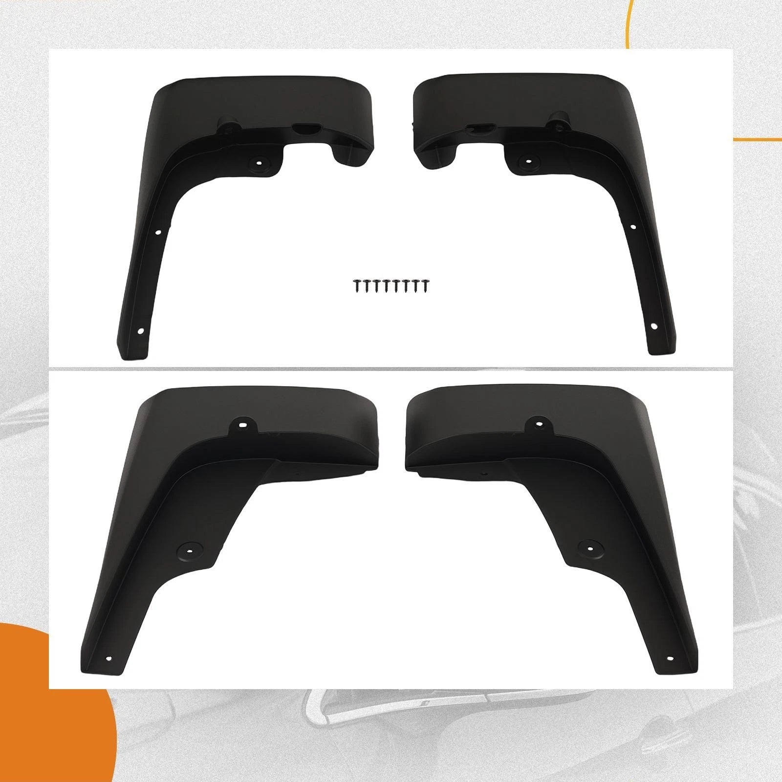 4PC Mud Flaps Splash Guard Kit for Toyota 4Runner (2010–2023) PT769-89110