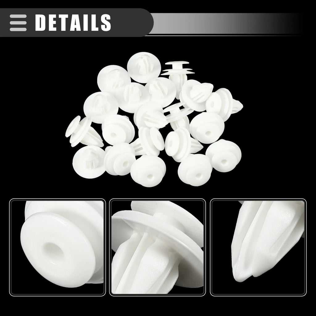 20 Pcs Door Trim Panel Push Clips for Nissan (No. 0155309791)