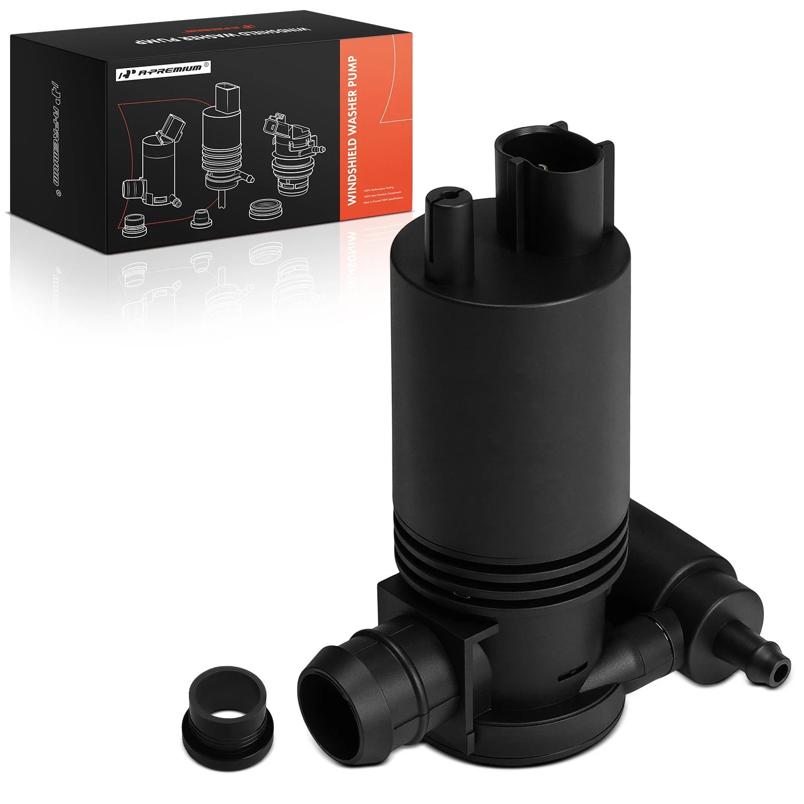 Washer Pump with Rubber Grommet for Nissan Versa Juke 