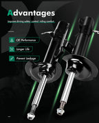 Front Pair Shocks Absorbers Struts for Mini Cooper (2002–2006)