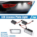 2X White LED License Plate Light Assembly for Chevy (20944894, 2835SMD)