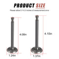 Exhaust & Intake Valve Set for Club Car Golf Cart 341cc (1984–1991)