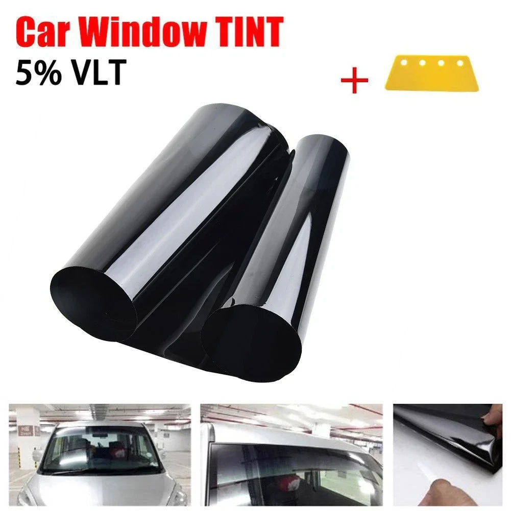 Sun Visor Strip Tint Solar Film Front Glass Windshield Anti-UV Shade for Car