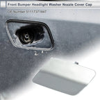 Front Left Bumper Headlight Washer Nozzle Cover Cap for BMW 335i GT