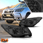 OE Headlight for Subaru Forester (2014–2016) Smoked Housing Clear Corner