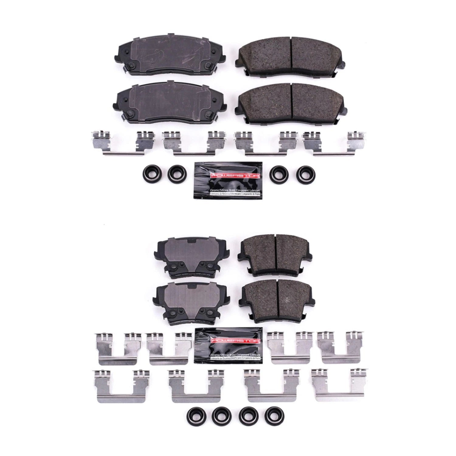 PowerStop Z23 Carbon-Fiber Ceramic Disc Brake Pad Kit for Dodge Charger (2006–2023)