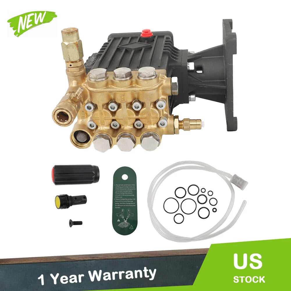 Pressure Washer Pump for Power Washer (4400 PSI, 4 GPM)