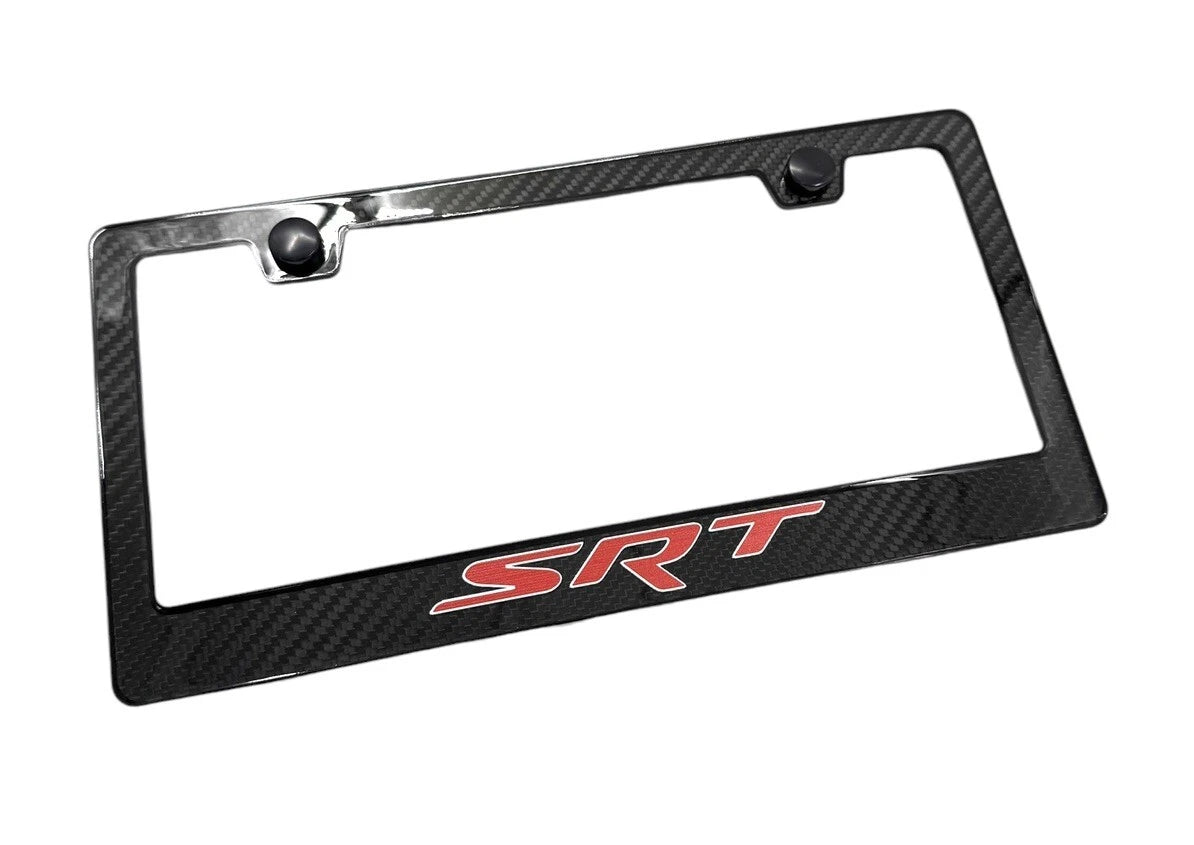 ABS Carbon Fiber License Plate Frame for Dodge SRT (2015–2024)