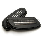Black Streamline Passenger Floorboard for Harley Touring Road Street Glide (1993–2019)