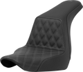 SADDLEMEN Step-Up Seat for Harley FXLR/FLSB (2018–2024) - Gray Stitch
