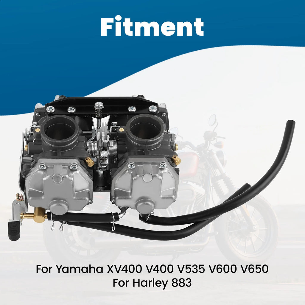 Carburetter Replacement for Yamaha XV400 V400 V535 V600 V650 / Harley 883