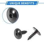 20 Pcs Fender Liner Splash Shield Bumper Cover Screw for Audi A3 (2006–2013)