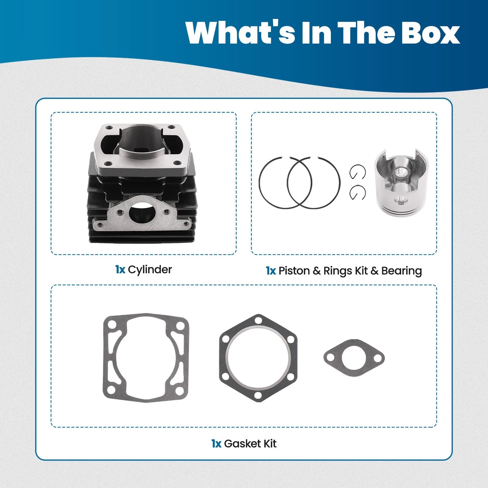 Engine Rebuild Kit for EZGO Golf Cart (1976-1988)